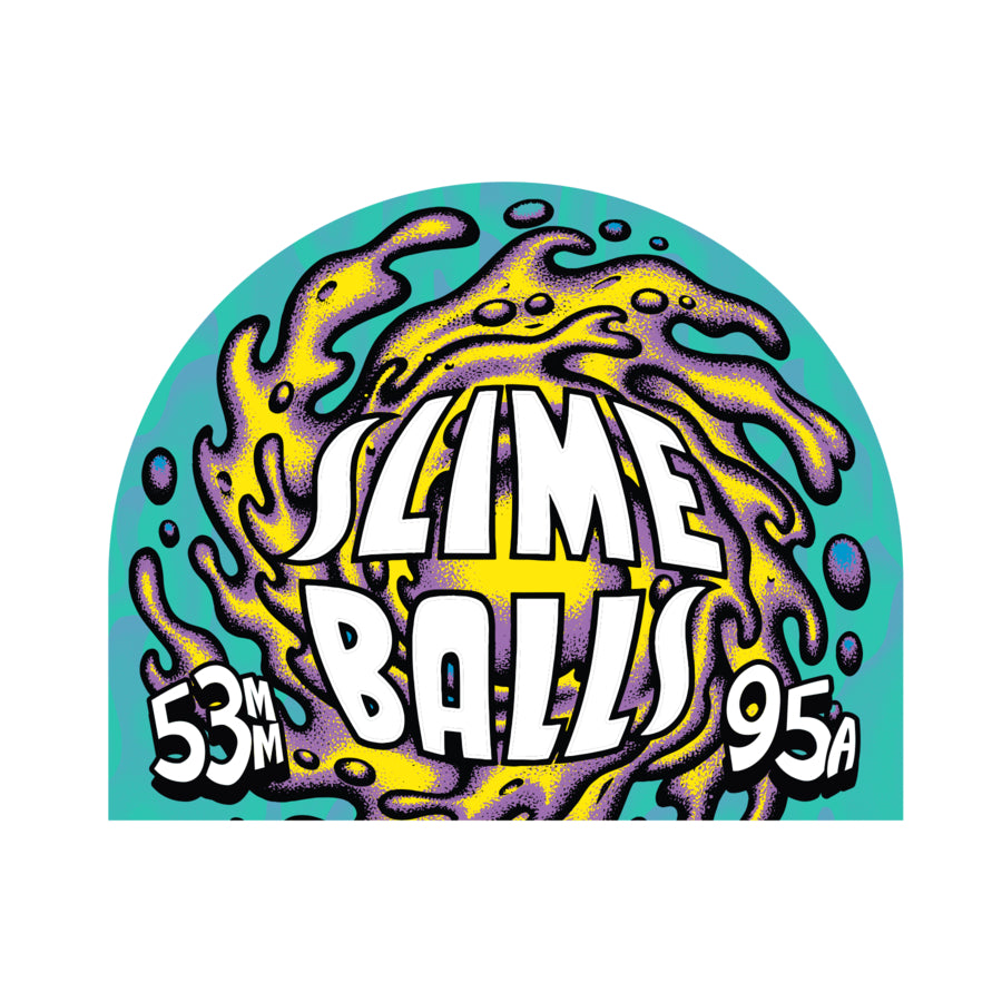 Slime Balls - 53mm Snot Rockets Pastel Blue 95a Wheels