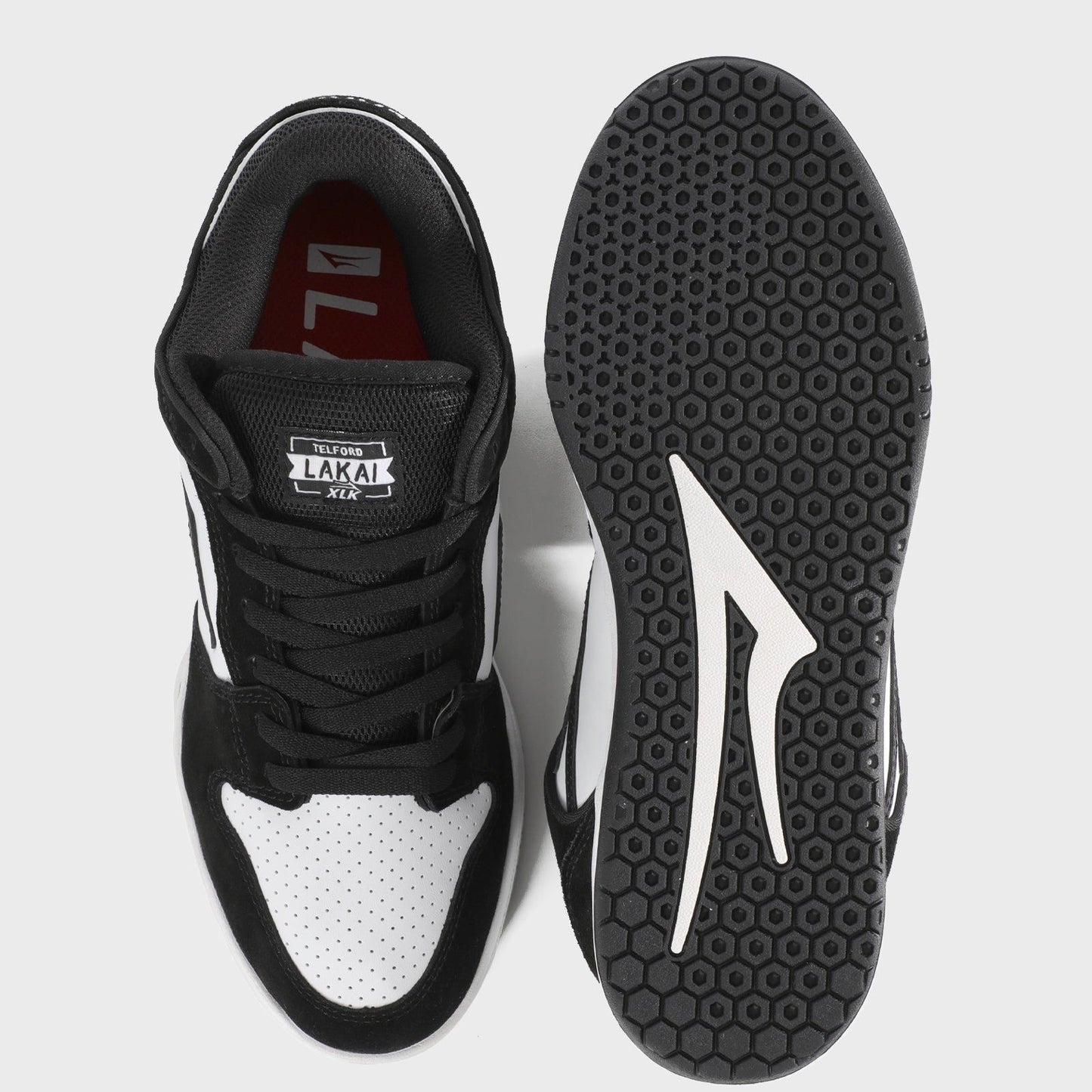 Lakai - Telford Low - Black/White Leather