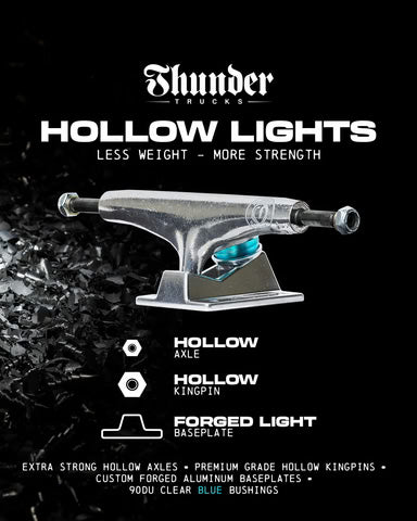 Thunder Trucks - Polished Hollow Light II Trucks (Set of 2)