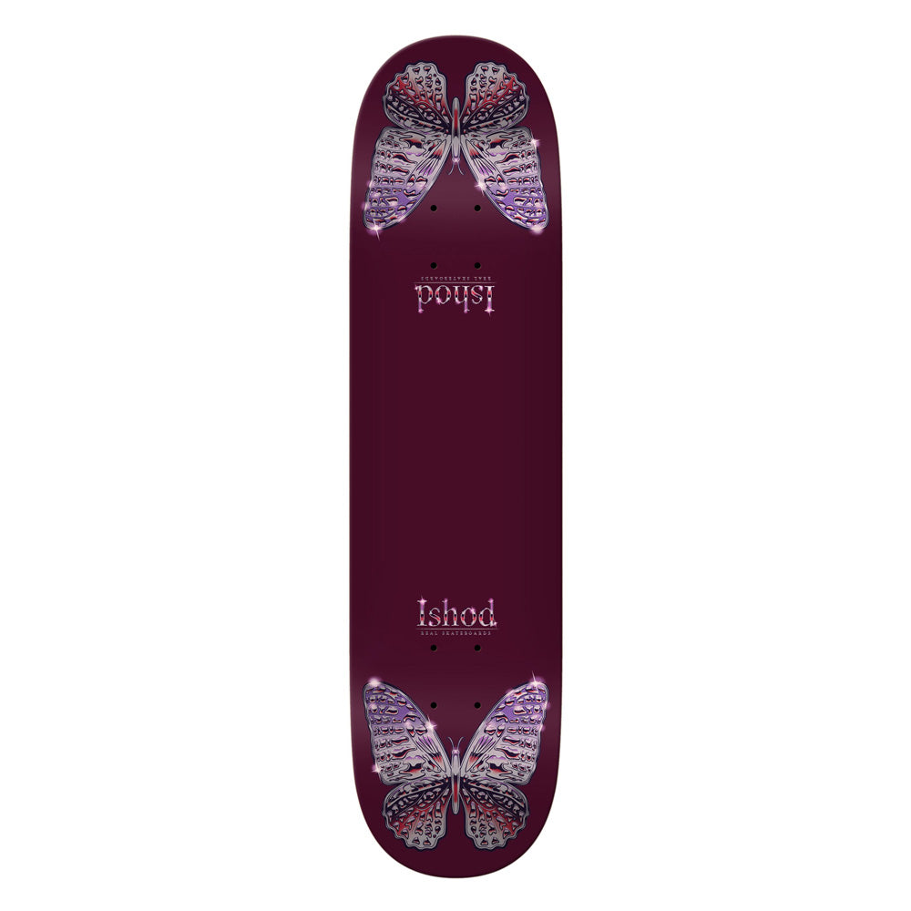 Real - Ishod Mariposa Chrome Redux Twin Tail Deck 8.0" x 31.5"