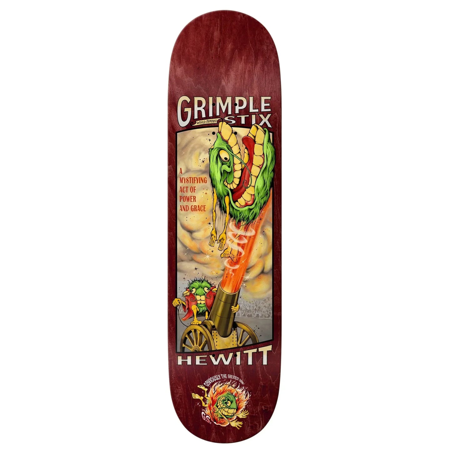 Antihero - Hewitt Grimple Obvious Greats Deck 8.38" x 32.25"