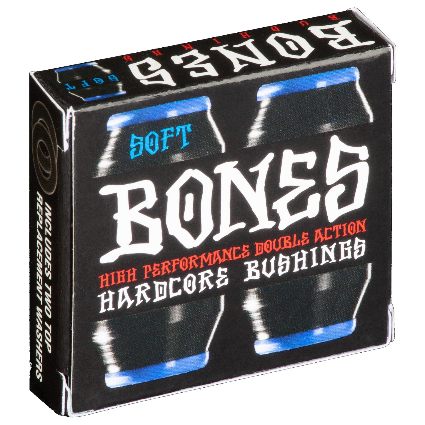 BONES - Hardcore Black/Blue Soft 4PC Bushings