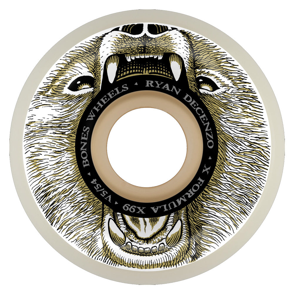 BONES - 54mm V5 Decenzo Bear Grills X-Formula 99a Wheels