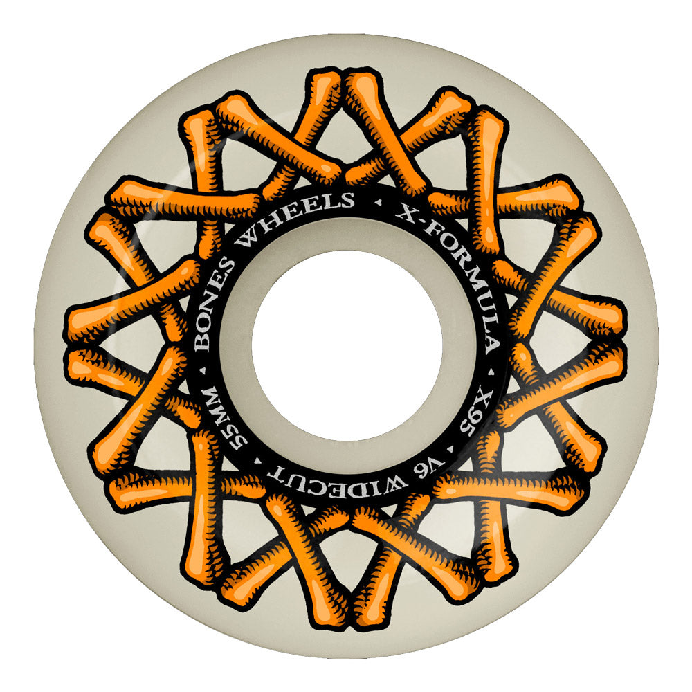 BONES - 55m XF V6 Wide-Cut Bones Logo 95a Wheels