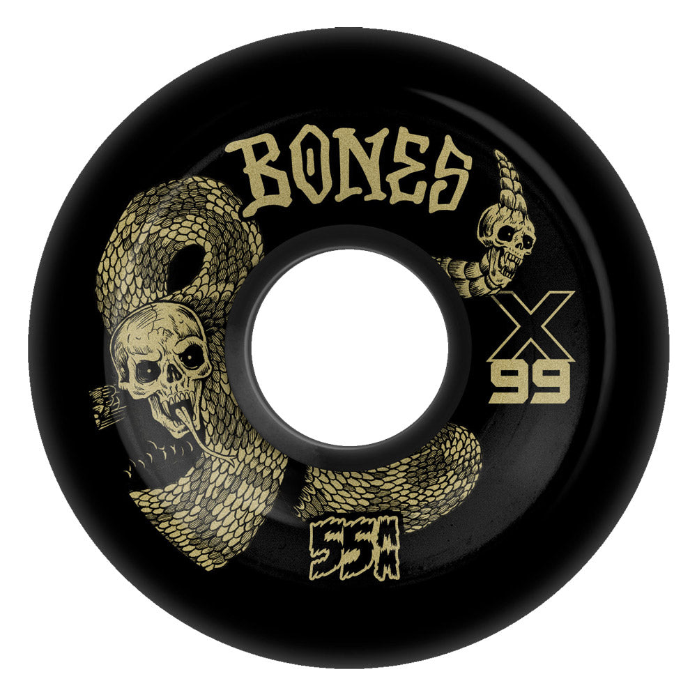 BONES - 55mm XF Death Venom V6 Wide-Cut 99A Wheels