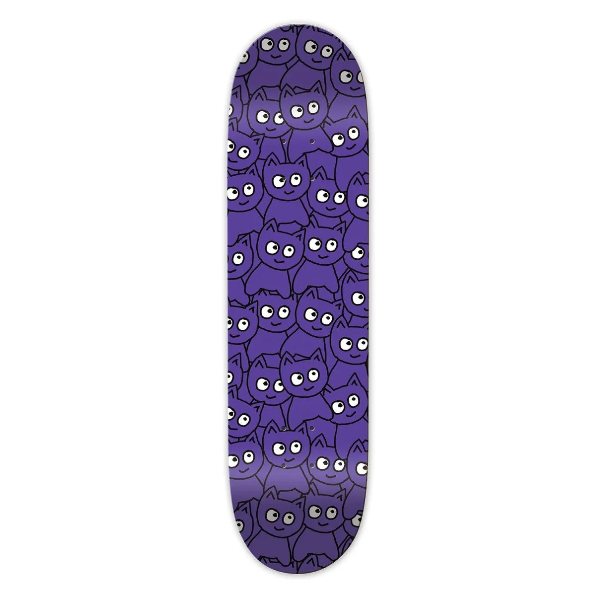 Meow - Sticker Pile Purple Deck - 7.0" x 28"