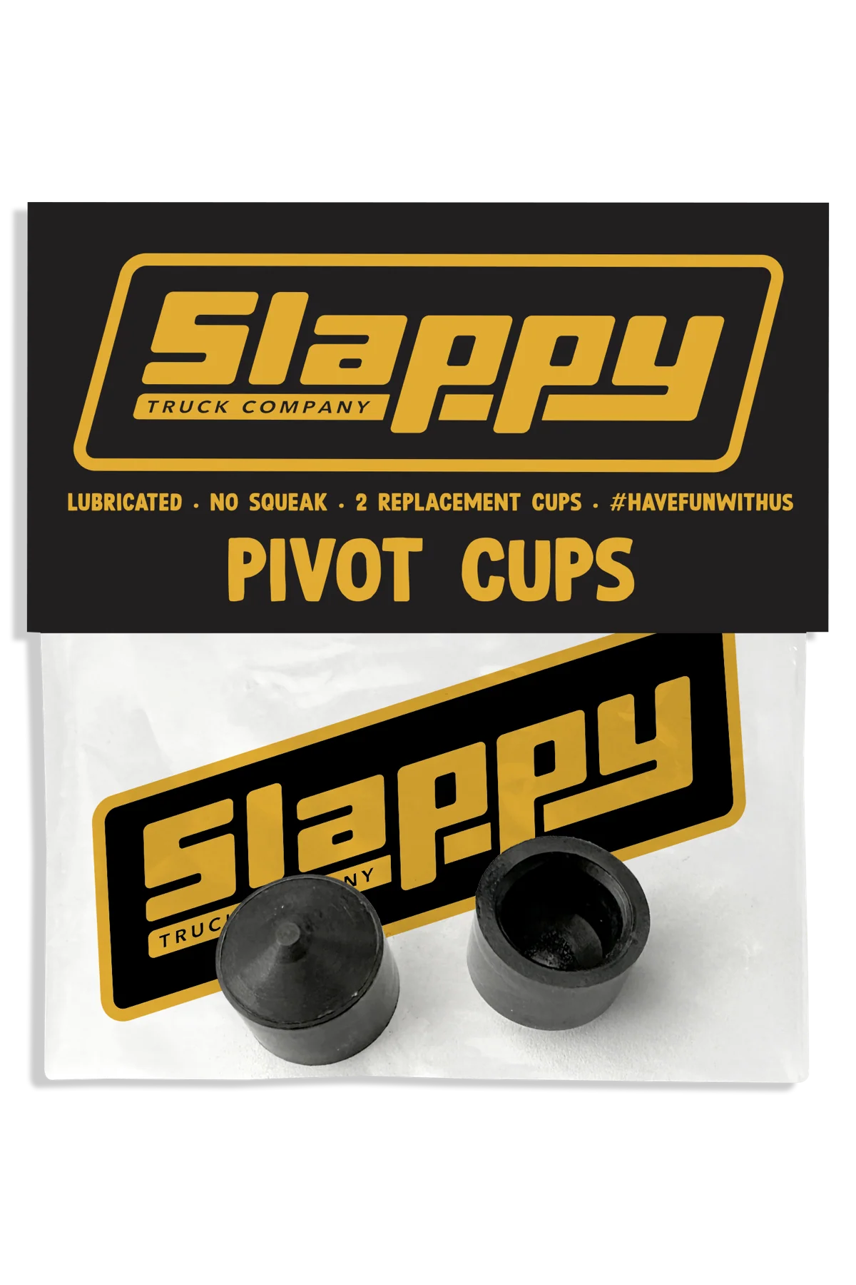 Slappy Trucks - Black Pivot Cup Set 2pcs
