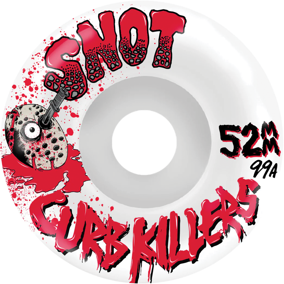 Snot - 52mm Curb Killer Conical White 99a Wheels