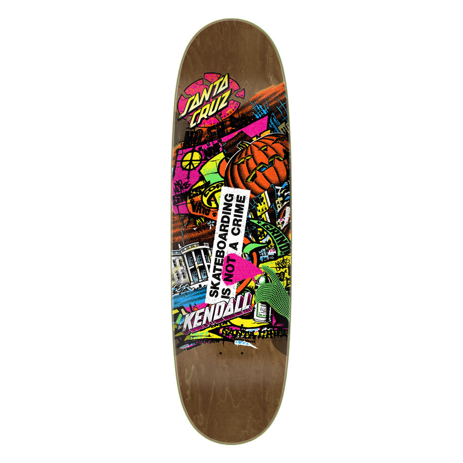 Santa Cruz - Kendall Street Art Collage VX Deck 9.00" x 32.00"
