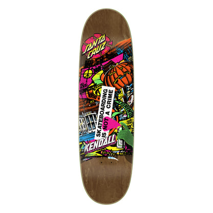 Santa Cruz - Kendall Street Art Collage VX Deck 9.00" x 32.00"