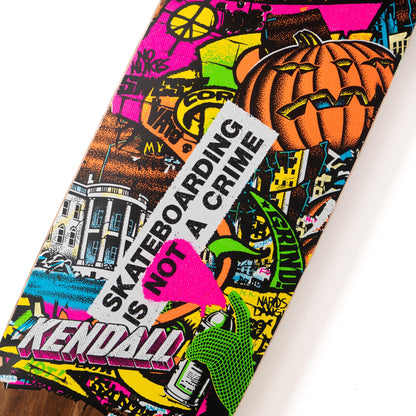 Santa Cruz - Kendall Street Art Collage VX Deck 9.00" x 32.00"