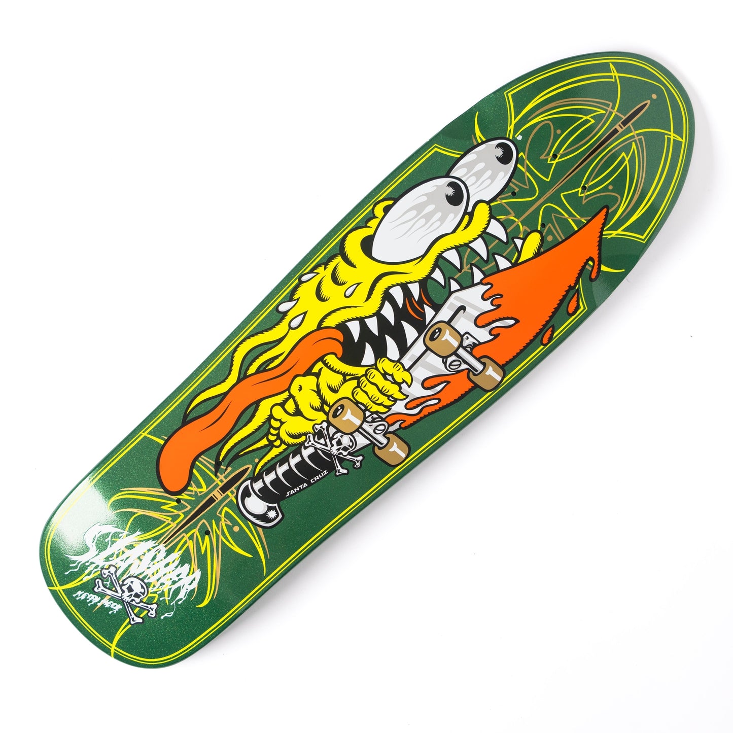 Santa Cruz - Meek Pinstripe Slasher Green Pro Deck 9.23" x 31.67"