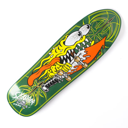 Santa Cruz - Meek Pinstripe Slasher Green Pro Deck 9.23" x 31.67"