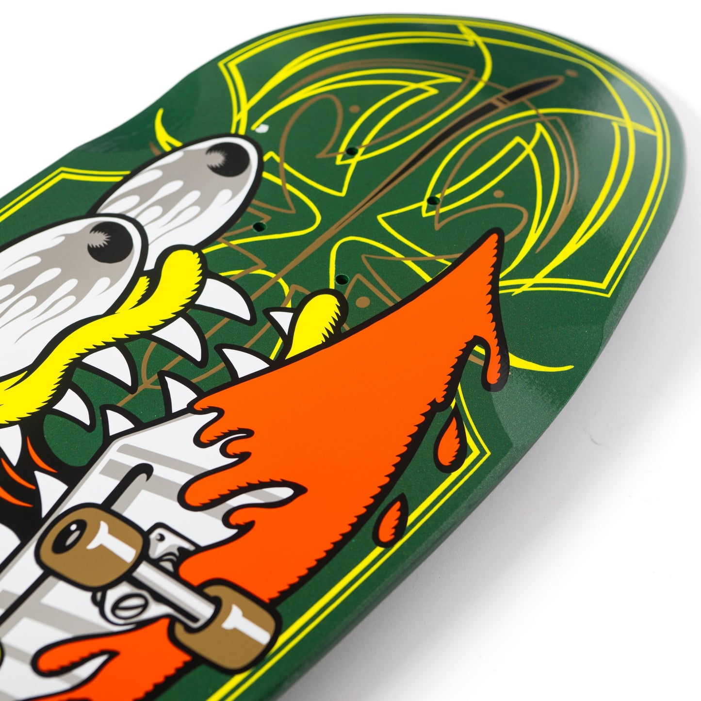 Santa Cruz - Meek Pinstripe Slasher Green Pro Deck 9.23" x 31.67"