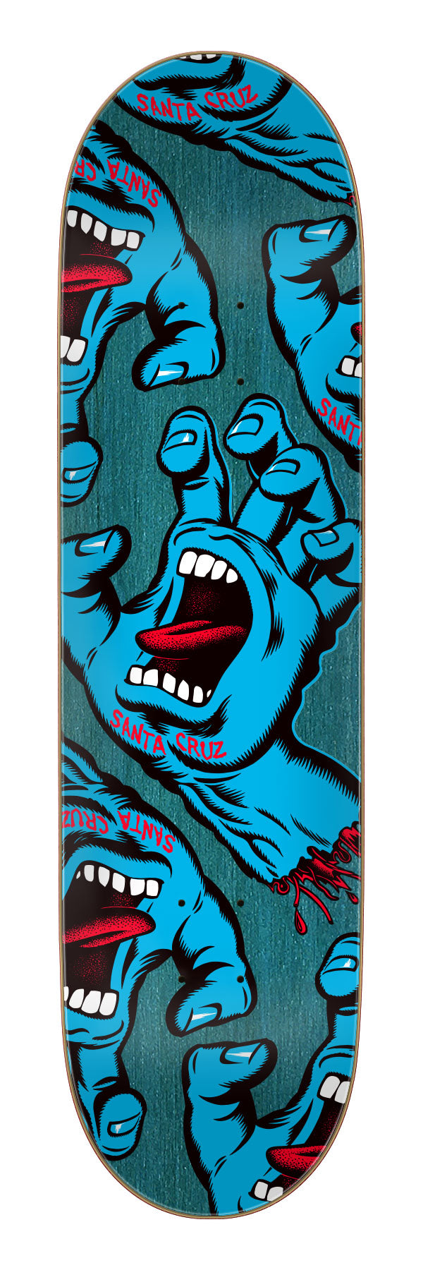 Santa Cruz - Crowded Hand Deck 8.25" x 31.83"