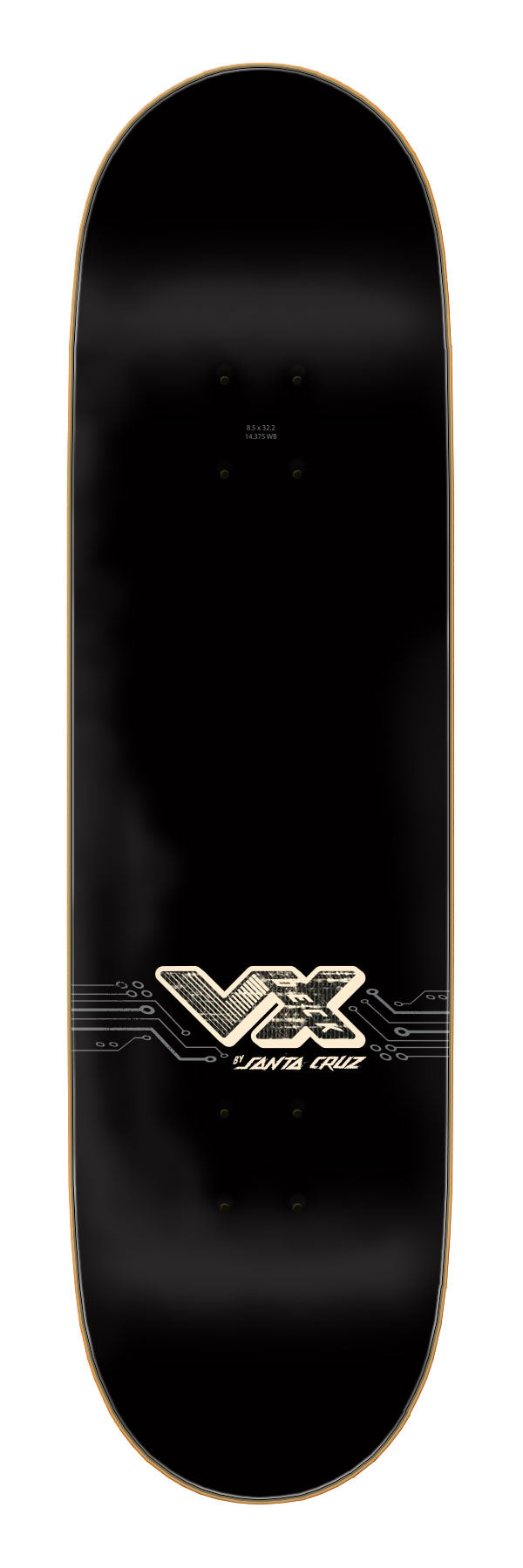 Santa Cruz - Wooten Cyber VX Deck 8.5" x 32.2"