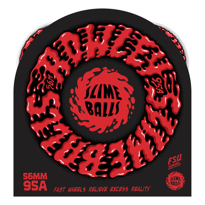 Slime Balls - 56mm - Geoff Rowley Vomit Mini White 95a Wheels