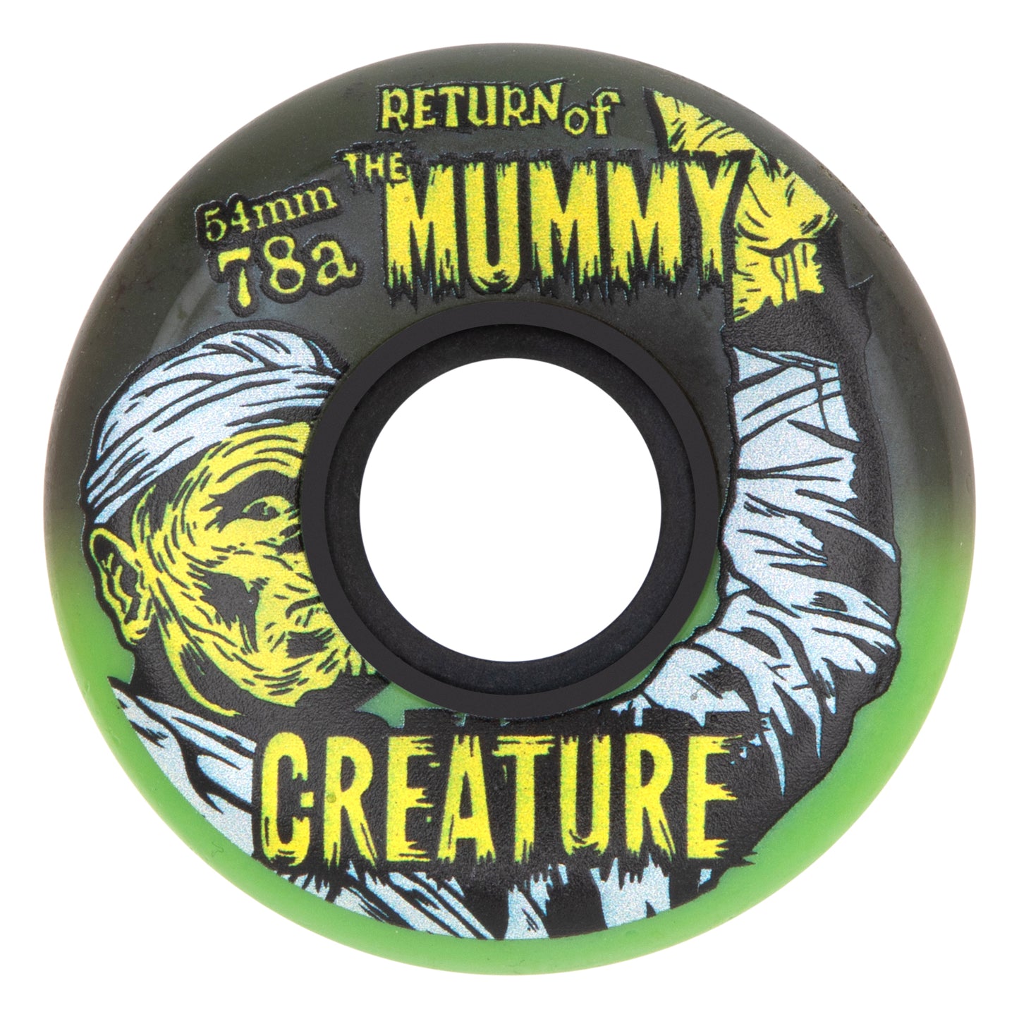OJ Wheels - 54mm Creature Mummy Keyframe Green Black 78a Wheels
