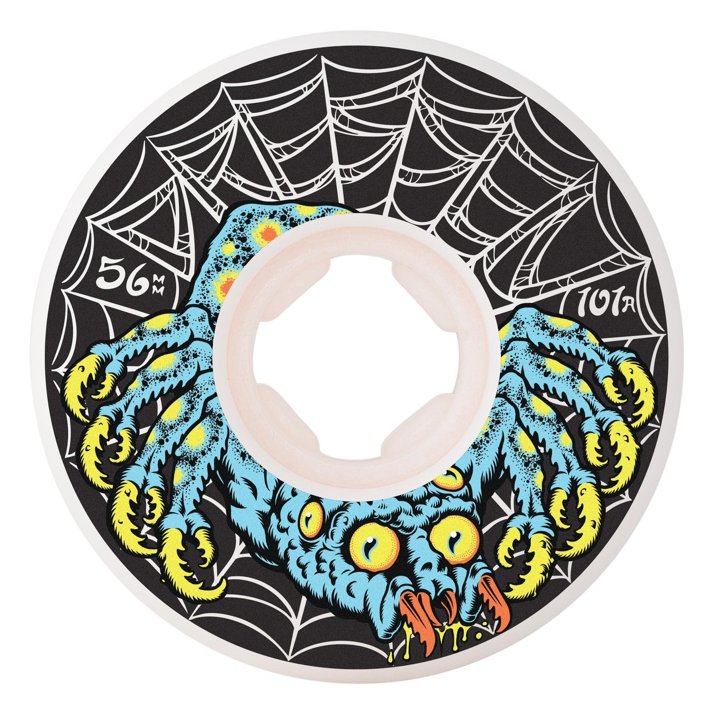 OJ Wheels - 56mm Eric Dressen Spider Elite White Chubbies 101a Wheels