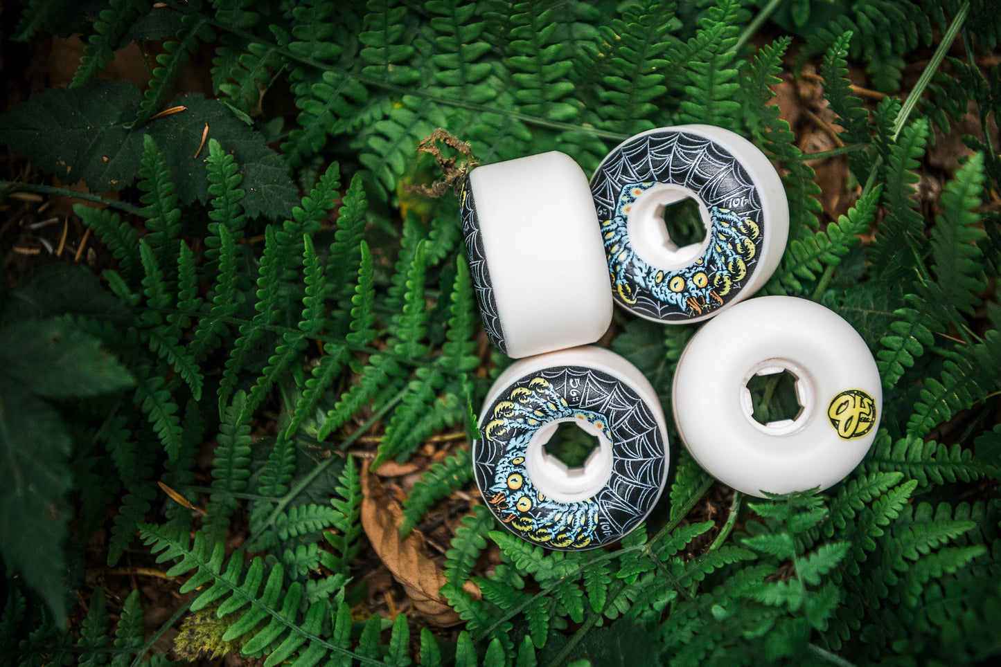 OJ Wheels - 56mm Eric Dressen Spider Elite White Chubbies 101a Wheels