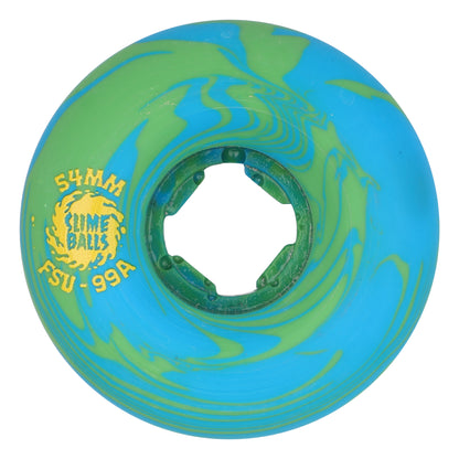 Slime Balls - 54mm Greyson Fletcher Guest Chubbies Green Blue Swirl 99a Wheels
