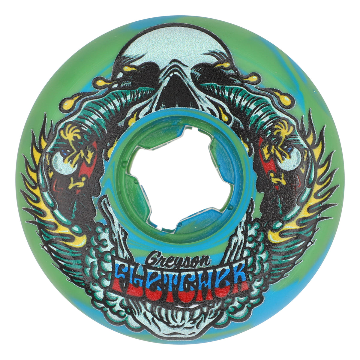 Slime Balls - 56mm Greyson Fletcher Guest Vomit Mini Green Blue Swirl 99a Wheels