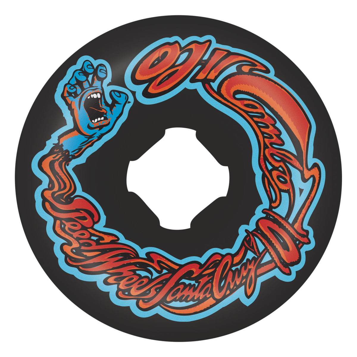 OJ Wheels - 56mm Screaming Hand Original Black Chubbies 101a Wheels