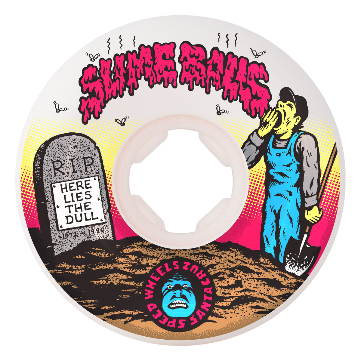 Slime Balls - 60mm Death of Dull Vomits White 95a Wheels