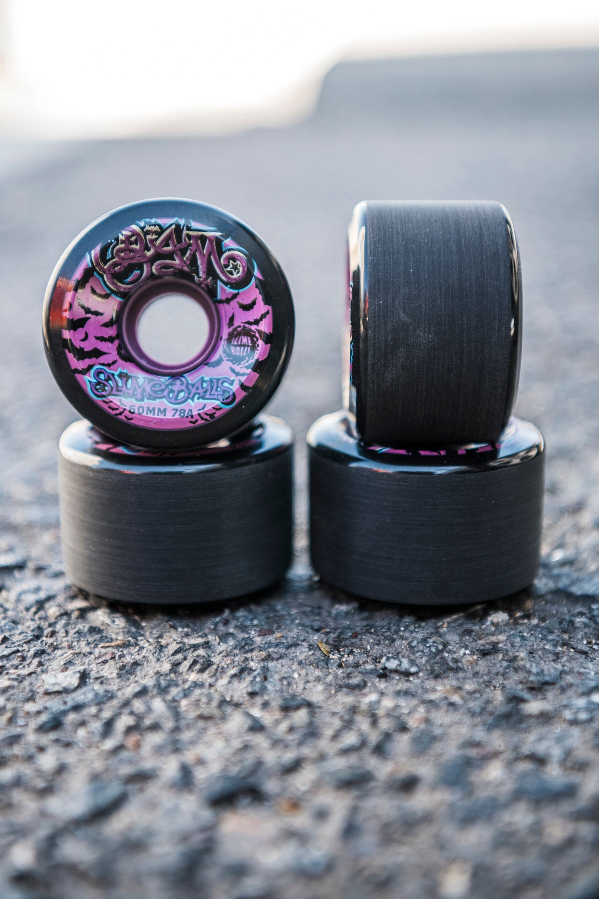 Slime Balls - 60mm Bam Margera Guest OG Slime Black 78a Wheels