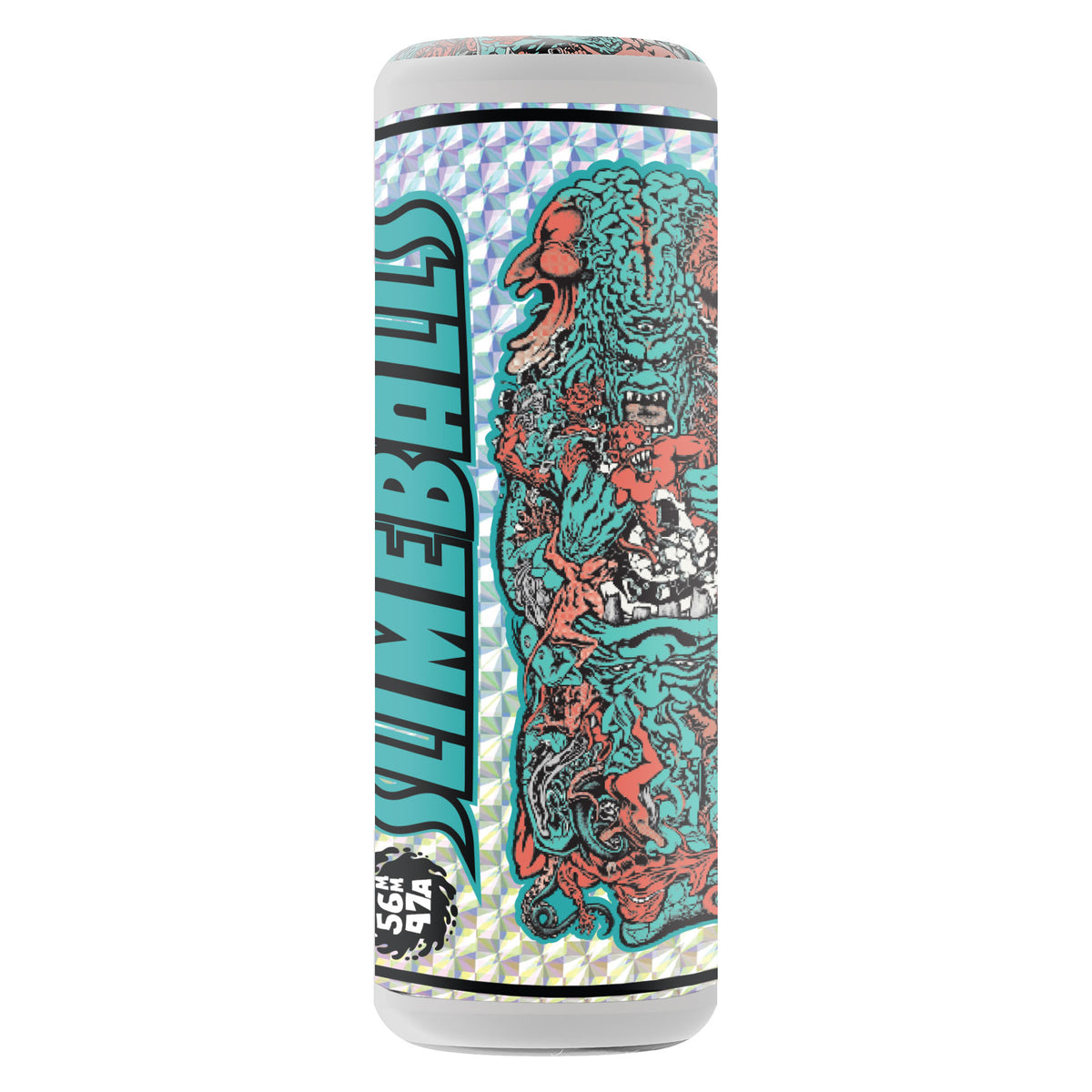 Slime Balls - 56mm Rob Roskopp Five Reissue White Full 97a Wheels