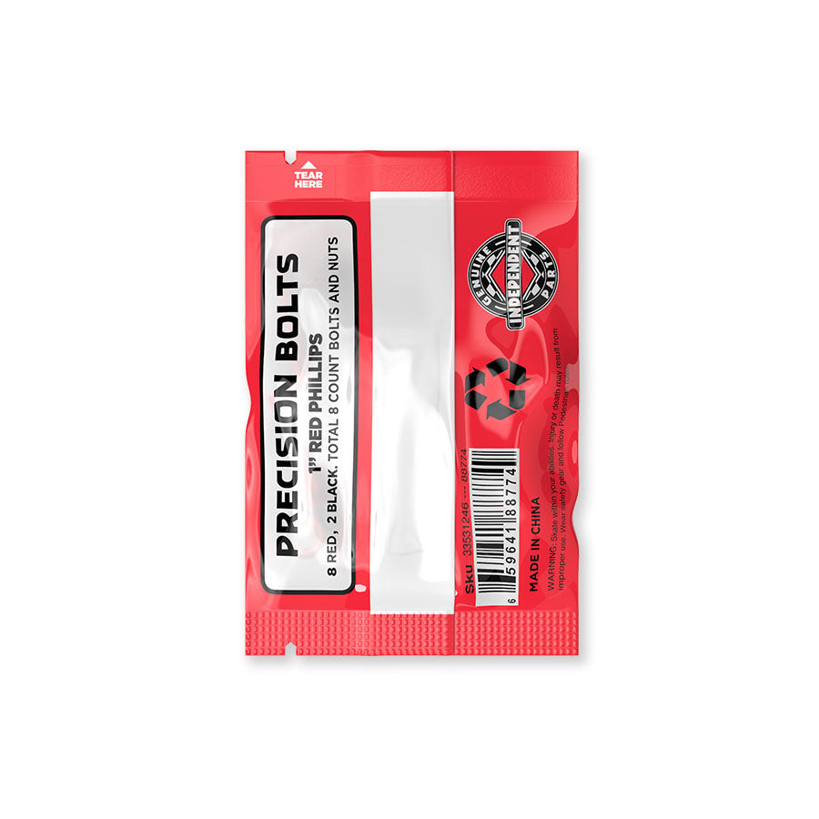 Independent - Phillips Red/Black Hardware pack of 10 w/Tool