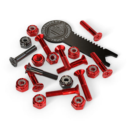 Independent - Phillips Red/Black Hardware pack of 10 w/Tool