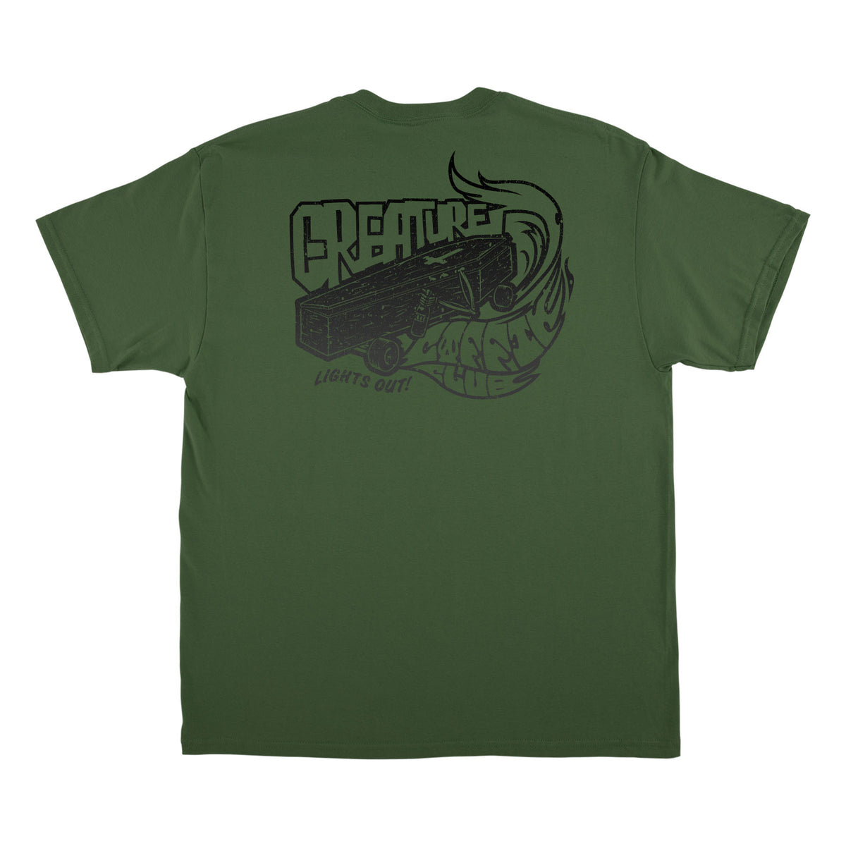Creature - Coffin Club Relic T-Shirt Military Green