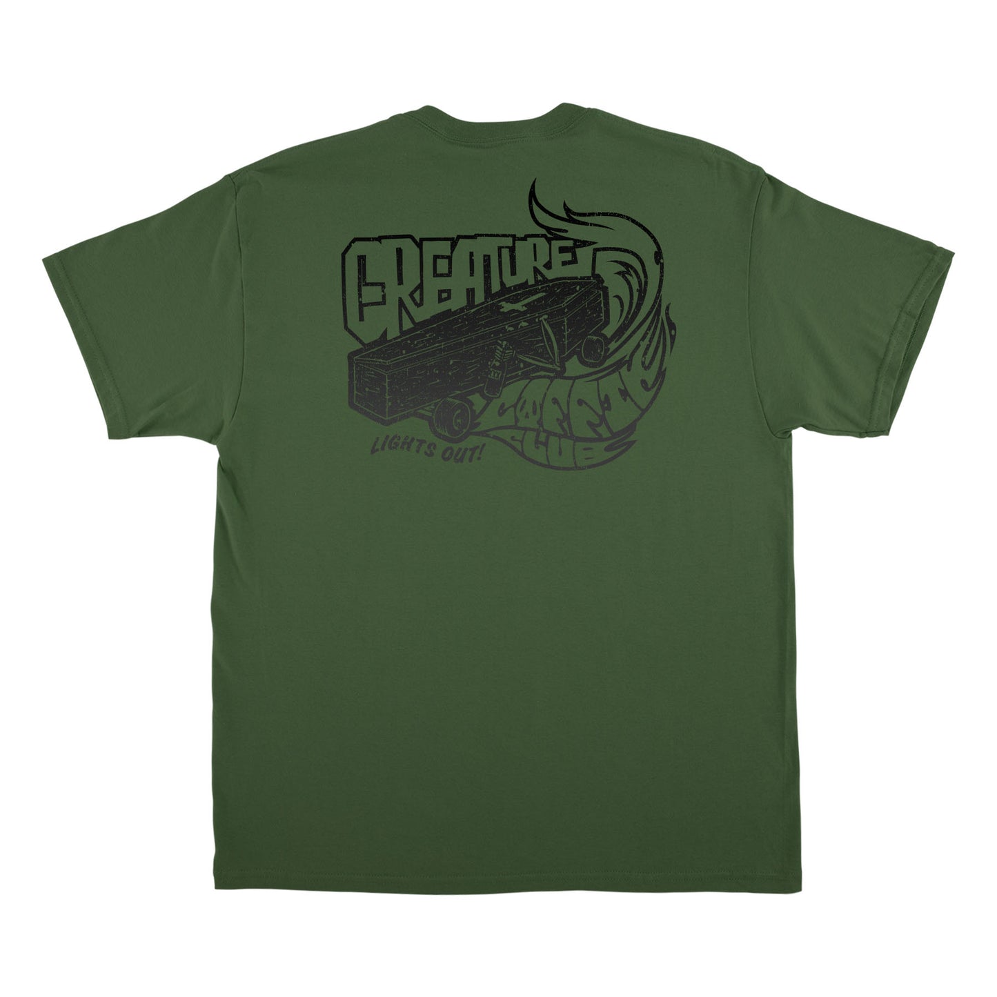 Creature - Coffin Club Relic T-Shirt Military Green