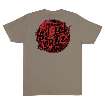 Santa Cruz - Pay Off Dot S/S Heavyweight T-Shirt Prairie Dust