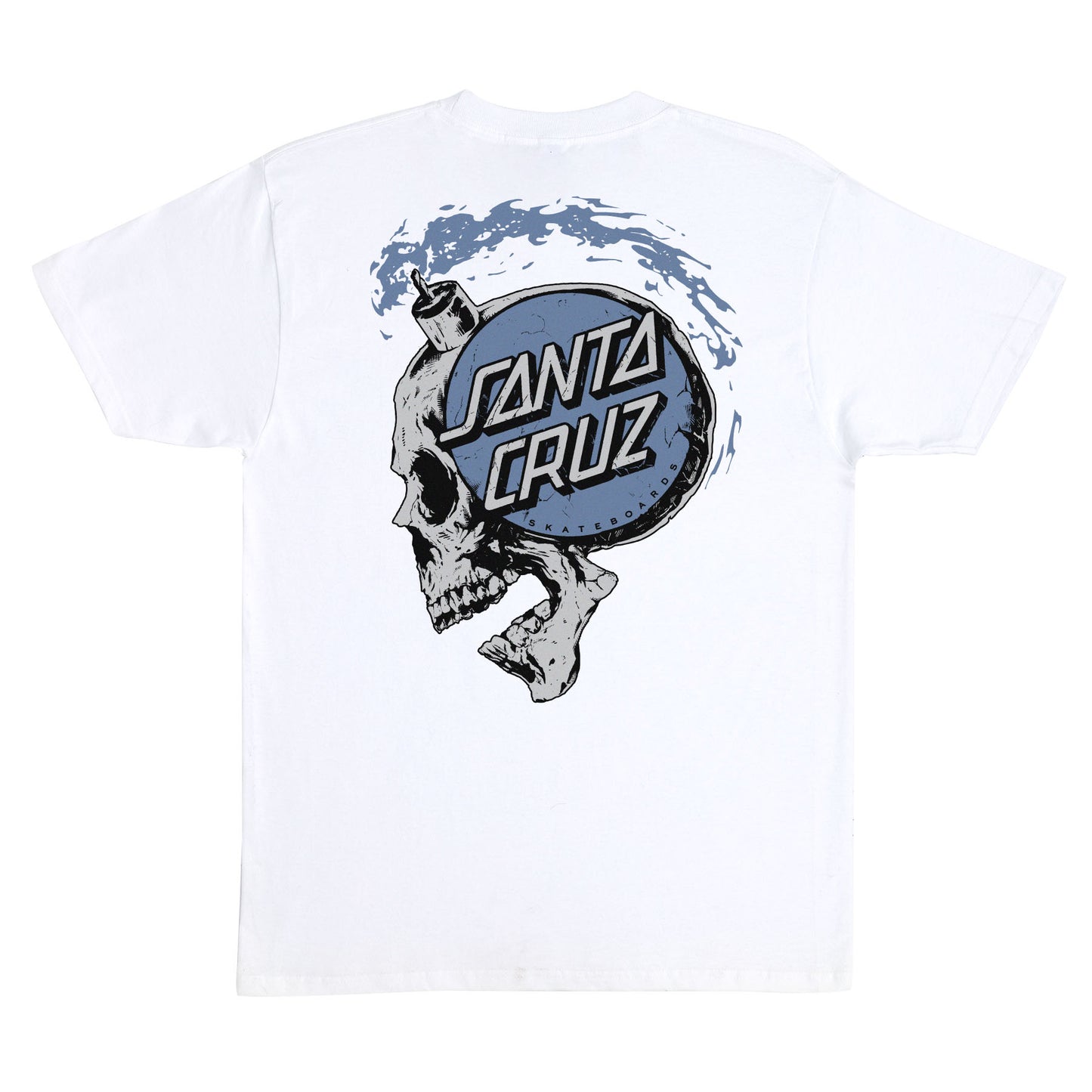 Santa Cruz - Short Fuse S/S Heavyweight T-Shirt White