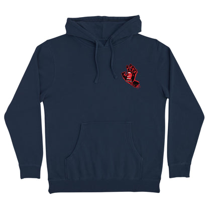 Santa Cruz - Screaming Hand Hooded Sweatshirt Slate Blue