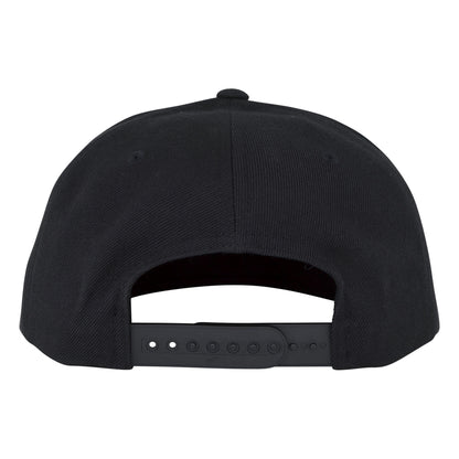 Independent - Span Embroidered Snapback Structured Hat Black/Dk Red