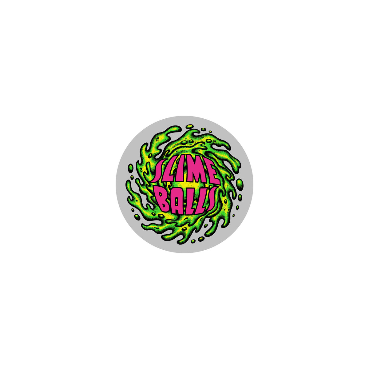 Slime Balls - Logo Mini Clear Mylar Sticker