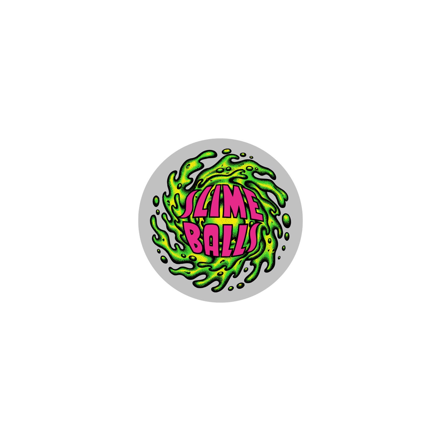 Slime Balls - Logo Mini Clear Mylar Sticker