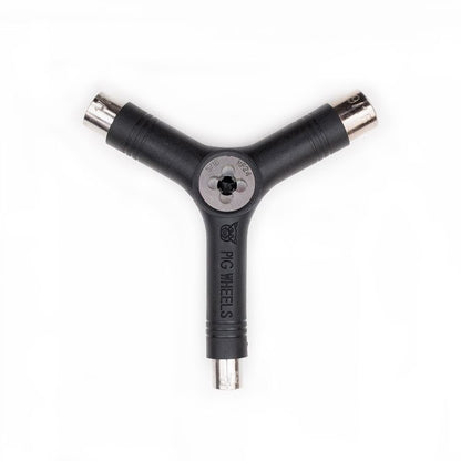 Pig Wheels - Tri-Socket Skate Tool w/Rethreader