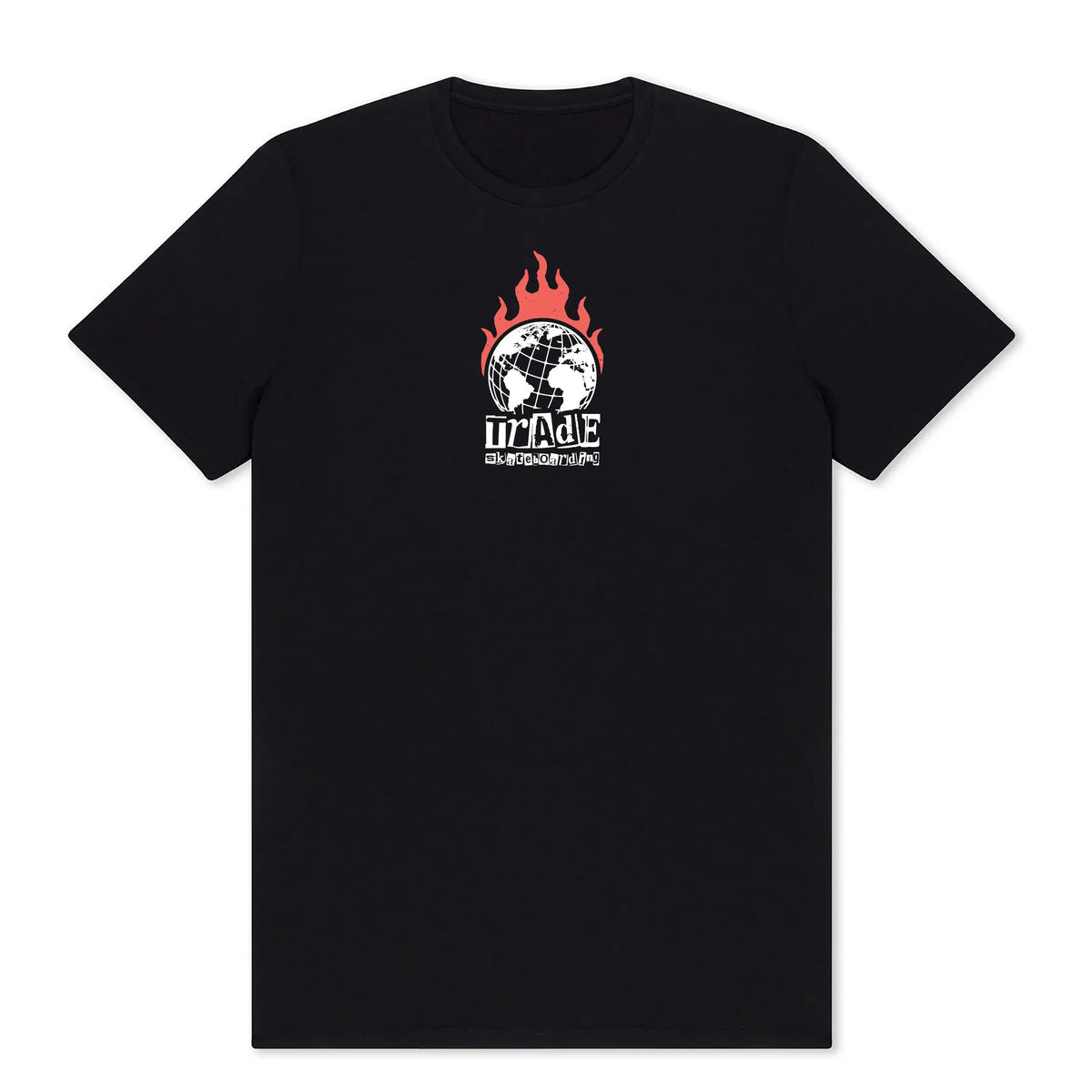 Trade Skateboarding - World Tee Black