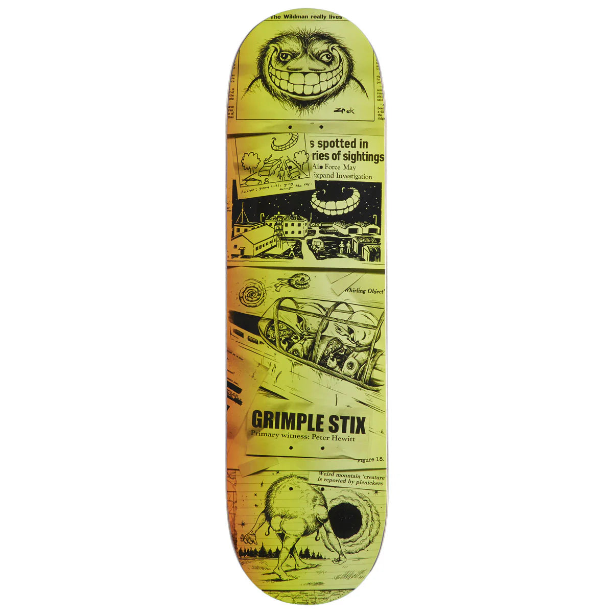 Antihero - Hewitt Grimble Stix Sightings Deck 8.38” x 32.25"