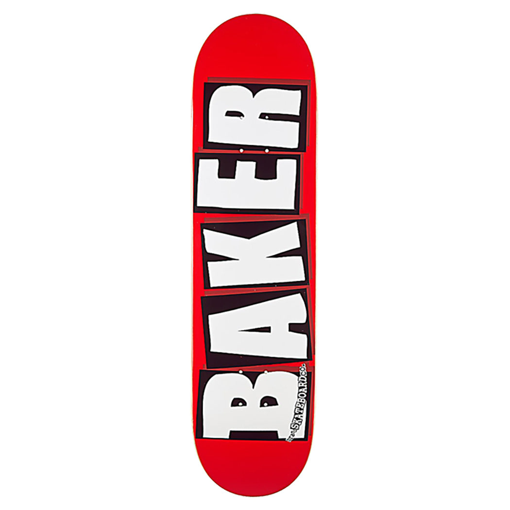 Baker - Brand Logo Red Deck 8.0” x 31.5"