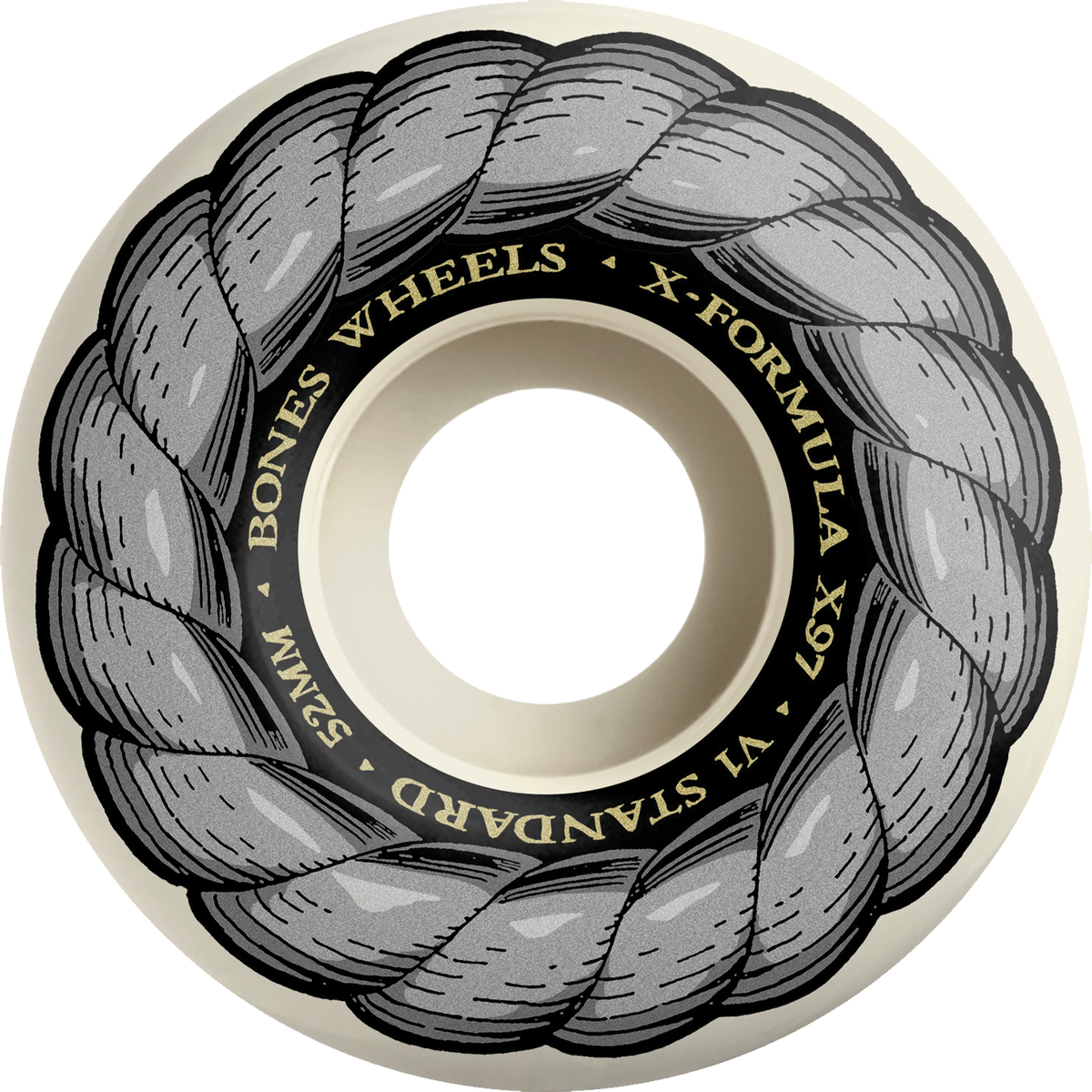 BONES - 52mm X97 V1 Standards Silver Chain 97A Wheels