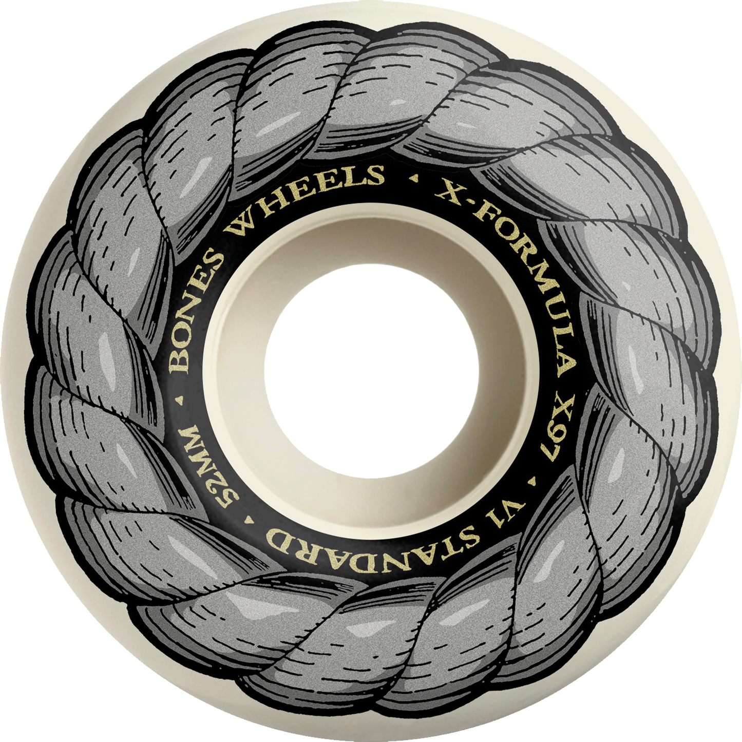 BONES - 52mm X97 V1 Standards Silver Chain 97A Wheels