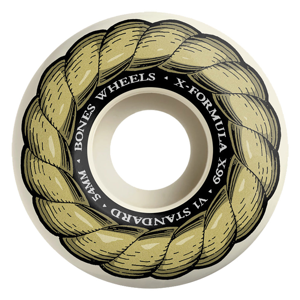 BONES - 54mm X99 V1 Standards Gold Chain 99A Wheels