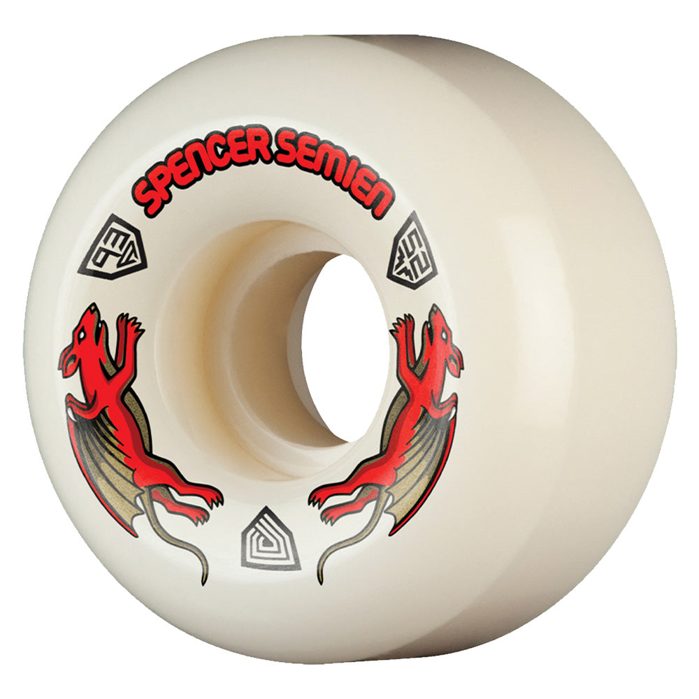 Powell Peralta - 52/30mm Semien DF Nano Rats Red Dragon 93a Wheels