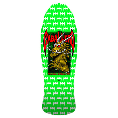 Powell Peralta - Steve Caballero Street Reissue Green/White Deck 9.625” x 29.75”
