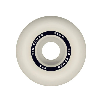 Pig Wheels - 54mm Combo White/Black 99a Wheels